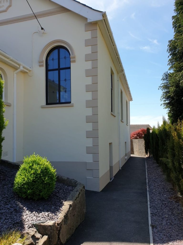 Right hand side of Calfaria Chapel Ystradgynlais
